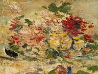 Guillaume vogels (1836-1896), flower still life, oil on canvas on panel 31 x 42.5 cm. (12.19 x 16.73 in.), frame: 45 x 57 cm. (17.71 x 22.44 in.)
