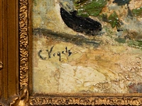 Guillaume vogels (1836-1896), flower still life, oil on canvas on panel 31 x 42.5 cm. (12.19 x 16.73 in.), frame: 45 x 57 cm. (17.71 x 22.44 in.) - afbeelding 4 van  4