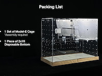 Guinealoft™ acryl kooi (model-e) - afbeelding 3 van  5