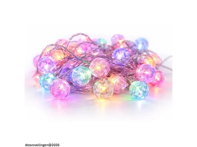 Guirlande 10 meter lange led-lichtslinger - afbeelding 2 van  3