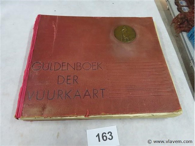Guldenboek der vuurkaart, slechte staat! - afbeelding 1 van  4