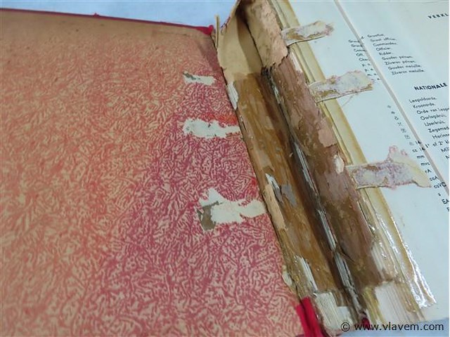 Guldenboek der vuurkaart, slechte staat! - afbeelding 2 van  4