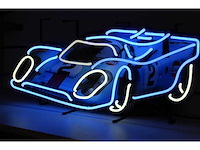Gulf porsche - 917 - neon verlichting - afbeelding 2 van  2