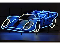 Gulf porsche - 917 - neon verlichting - afbeelding 1 van  2