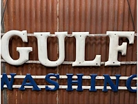 Gulf washing emaille plaat - afbeelding 2 van  8