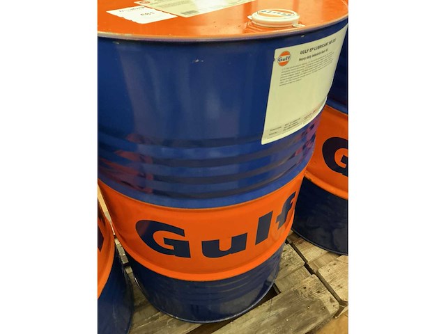 Gulf,ep lubricant hd 220 olie/inhoud 200liter - afbeelding 1 van  2