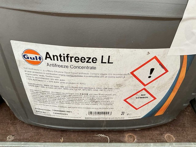 Gulf,inhoud 20 liter antivries (2x) - afbeelding 2 van  2