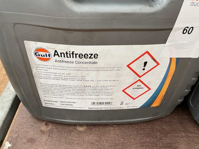 Gulf,inhoud 20 liter antivries (2x) - afbeelding 2 van  2