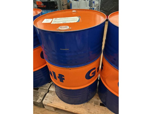 Gulf,syntrac 4t 5w-40 olie/inhoud 200liter - afbeelding 1 van  2