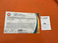 Gulf,syntrac 4t 5w-40 olie/inhoud 200liter - afbeelding 2 van  2