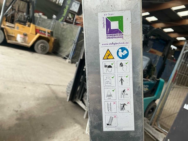 Günzburger aluminium trapladder - afbeelding 4 van  4