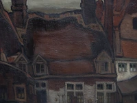 Gustaaf crommelynck (1883-1961), view of ghent, oil on canvas 100 x 108 cm. (39.36 x 42.52 in.), frame: 110 x 118 cm. (43.31 x 46.46 in.) - afbeelding 6 van  6