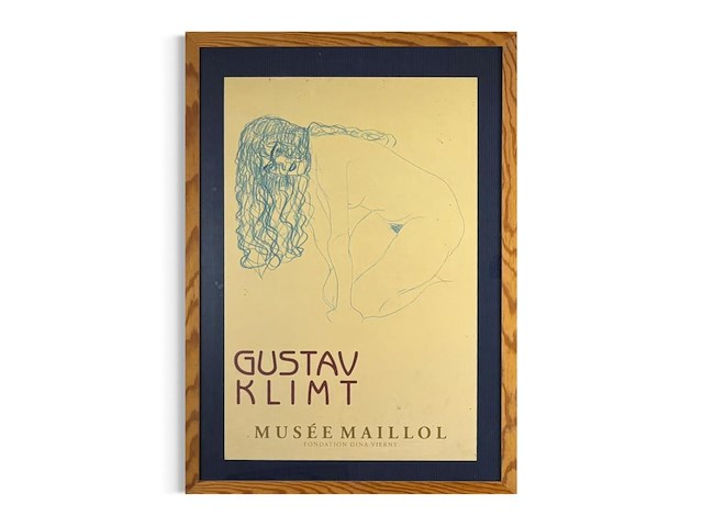 Gustav klimt - affiche - afbeelding 1 van  1