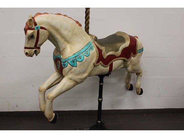 Gustave bayol - belle epoque paard - draaicaroussel - afbeelding 2 van  7