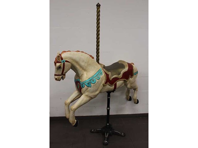 Gustave bayol - belle epoque paard - draaicaroussel - afbeelding 3 van  7