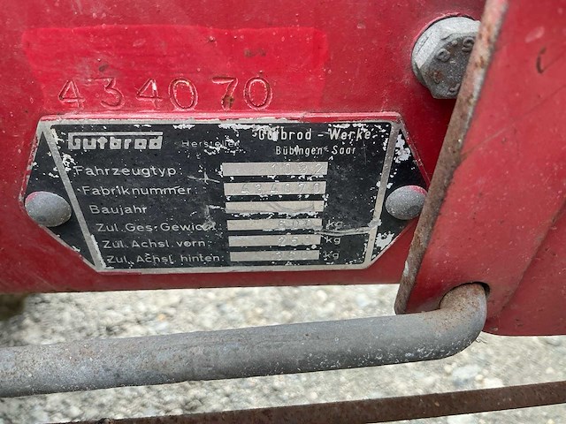 Gutbrod 1032 compacttractor - afbeelding 14 van  22