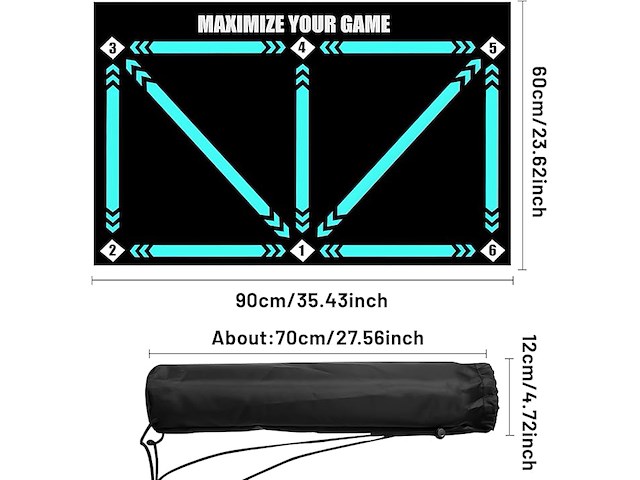 Guvixumi voetbal training mat - afbeelding 2 van  3