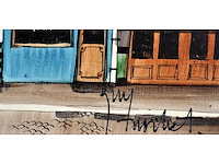 Guy nochet - parijse straatgevels - olie op doek - 46x55 cm - afbeelding 2 van  9
