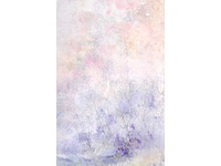 Guy ribes (1948– ) - bloeiend landschap in nevel - aquarel - afbeelding 6 van  6