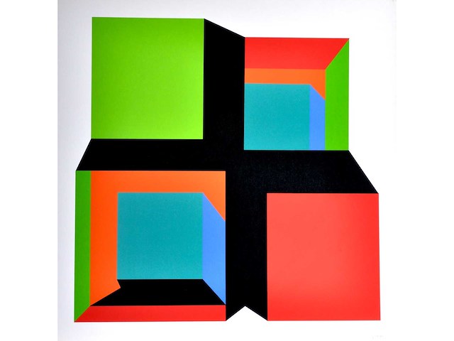 Guy vandenbranden - exodus - zeefdruk - afbeelding 1 van  10