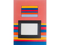 Guy vandenbranden - geometrische compositie - kleurenzeefdruk - afbeelding 10 van  11