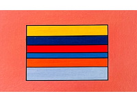 Guy vandenbranden - geometrische compositie - zeefdruk - ingelijst - afbeelding 8 van  13