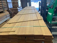 Guyana teak balken geschaafd 4900x140x38mm (28x)