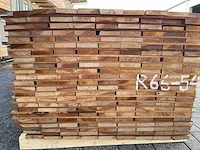 Guyana teak beschoeiingsplanken 2500-3000x100x20mm (207x) - afbeelding 3 van  4