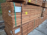 Guyana teak beschoeiingsplanken 2500x100x20mm (207x) - afbeelding 4 van  4