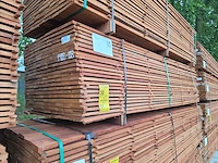 Guyana teak beschoeiingsplanken 3000x100x20mm (107x) - afbeelding 4 van  4