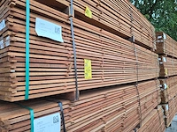 Guyana teak beschoeiingsplanken 4000x100x20mm (107x) - afbeelding 1 van  4
