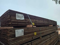 Guyana teak beschoeiingsplanken 4000x150x20mm (72x) - afbeelding 4 van  4