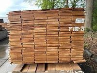 Guyana teak beschoeiingsplanken 4500x150x20mm (69x) - afbeelding 3 van  4