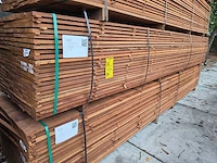 Guyana teak beschoeiingsplanken 5000x100x20mm (100x) - afbeelding 4 van  4