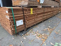 Guyana teak beschoeiingsplanken 5500x150x20mm (72x) - afbeelding 4 van  4