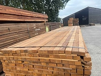 Guyana teak latten fijnbezaagd 3350x50x31mm (144x)