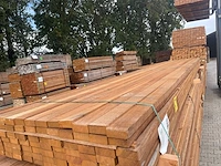 Guyana teak latten fijnbezaagd 5200x80x31mm (84x)