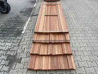 Guyana teak latten geschaafd 2450-3350x40x27mm (196x)
