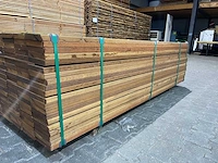 Guyana teak planken geschaafd 1850x140x25mm (42x) - afbeelding 3 van  4