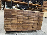 Guyana teak planken geschaafd 1850x140x25mm (42x) - afbeelding 4 van  4