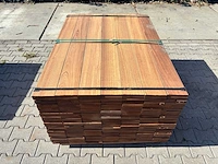 Guyana teak planken geschaafd 700-1400x145x21mm (357x)