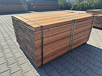 Guyana teak planken geschaafd 700-1400x145x21mm (357x) - afbeelding 3 van  3