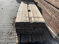 Guyana teak regels fijnbezaagd 2750-3050x50x32mm (232x)