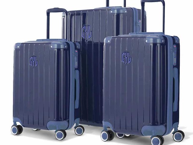 Gyl - set van 3 tijdloze hardside koffers - afbeelding 1 van  8