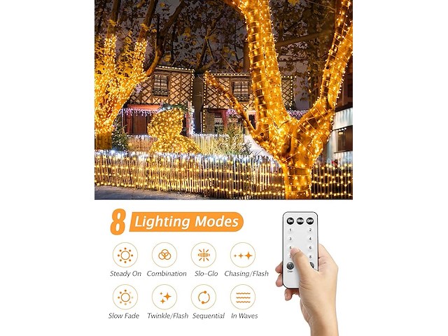 Gylefy kerstlichtketting (100m) - afbeelding 3 van  6