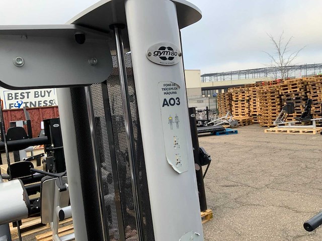 Gym 80 signum dip machine with support krachtstation - afbeelding 4 van  5