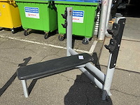 Gym 80 signum olympic flat bench krachtstation - afbeelding 3 van  4