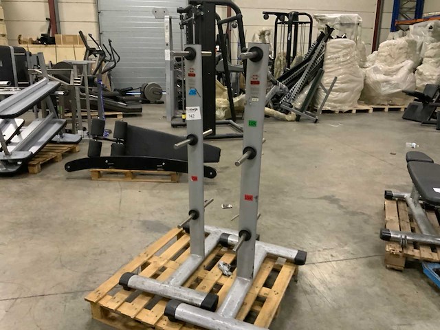 Gym80 2 stuk schijven rek krachtstation - afbeelding 1 van  3