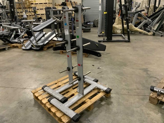 Gym80 2 stuk schijven rek krachtstation - afbeelding 2 van  3