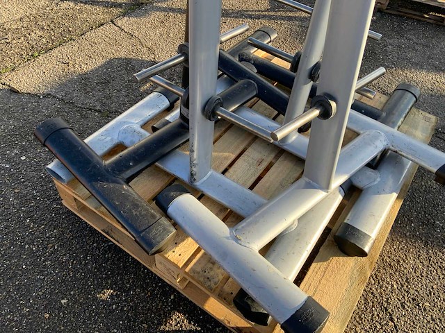 Gym80 4x gewicht standaard 4 stuks krachtstation - afbeelding 3 van  6